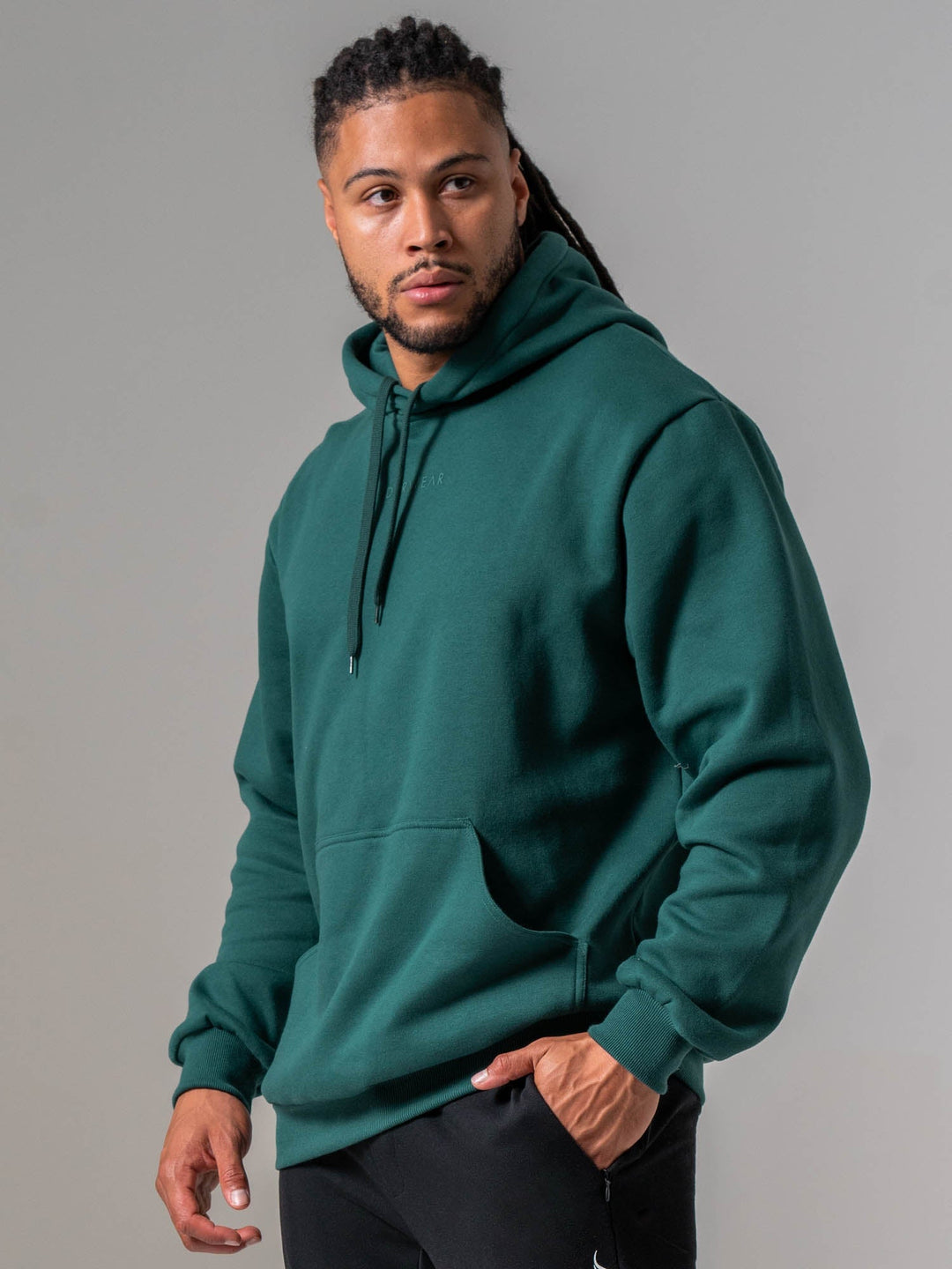 Ryderwear Essential Hoodie - Emerald Clothing Ryderwear 