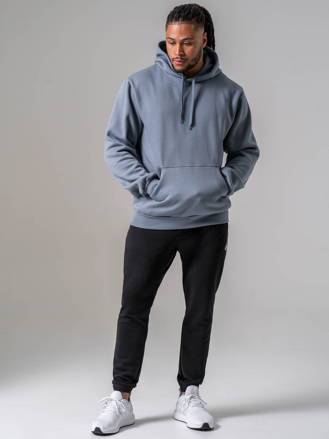 Ryderwear Essential Hoodie - Steel Blue Clothing Ryderwear 
