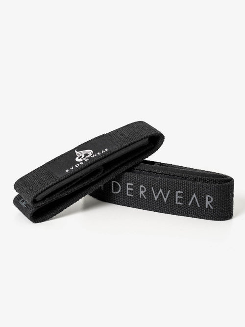 Ryderwear Silicone Lifting Straps Black