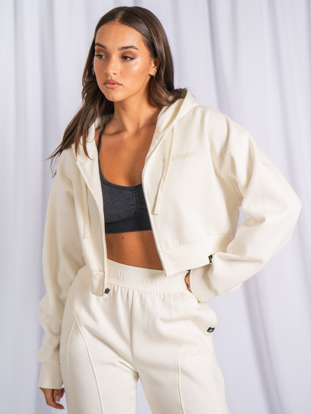 Ryderwear Track Jacket - Off White Clothing Ryderwear