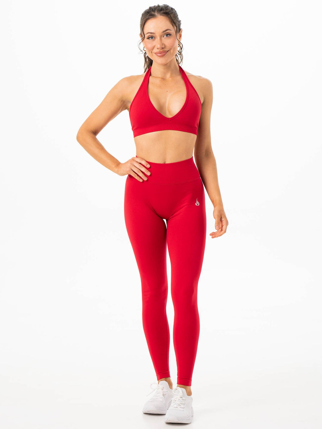 Sculpt Seamless Leggings - Cherry Red Clothing Ryderwear 