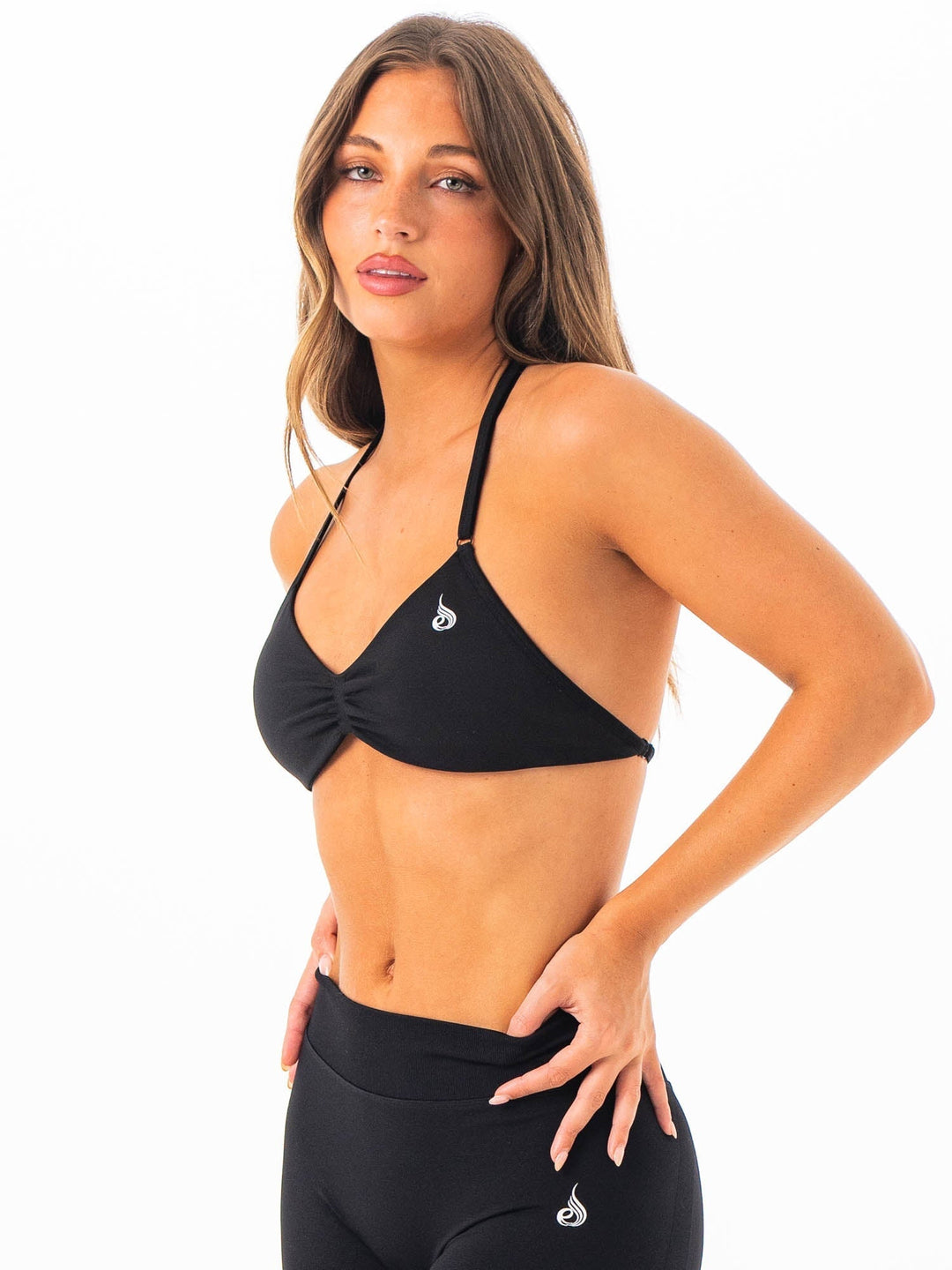 Sculpt Seamless Mini Bra - Black Clothing Ryderwear 