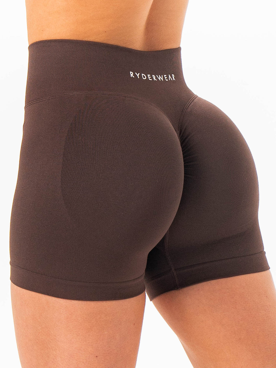 Sculpt Seamless Shorts - Chocolate Clothing Ryderwear 