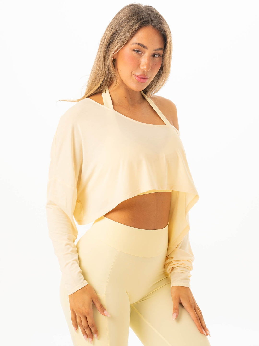 Slouchy Off Shoulder Top - Limoncello Clothing Ryderwear 
