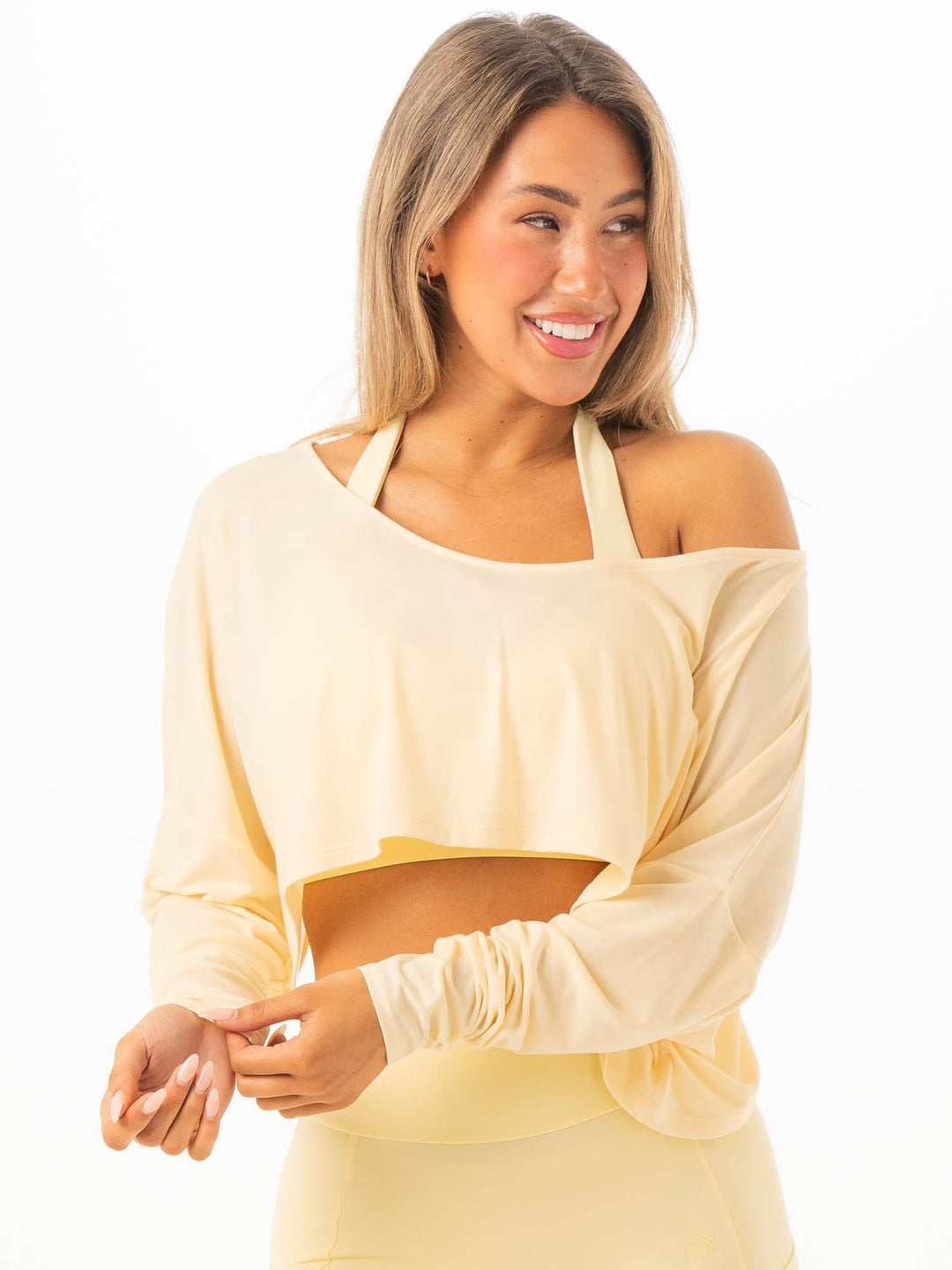 Slouchy Off Shoulder Top - Limoncello Clothing Ryderwear 