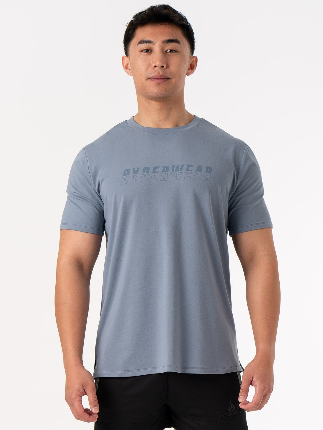 Soft Tech Regular T-Shirt - Denim Blue Clothing Ryderwear 