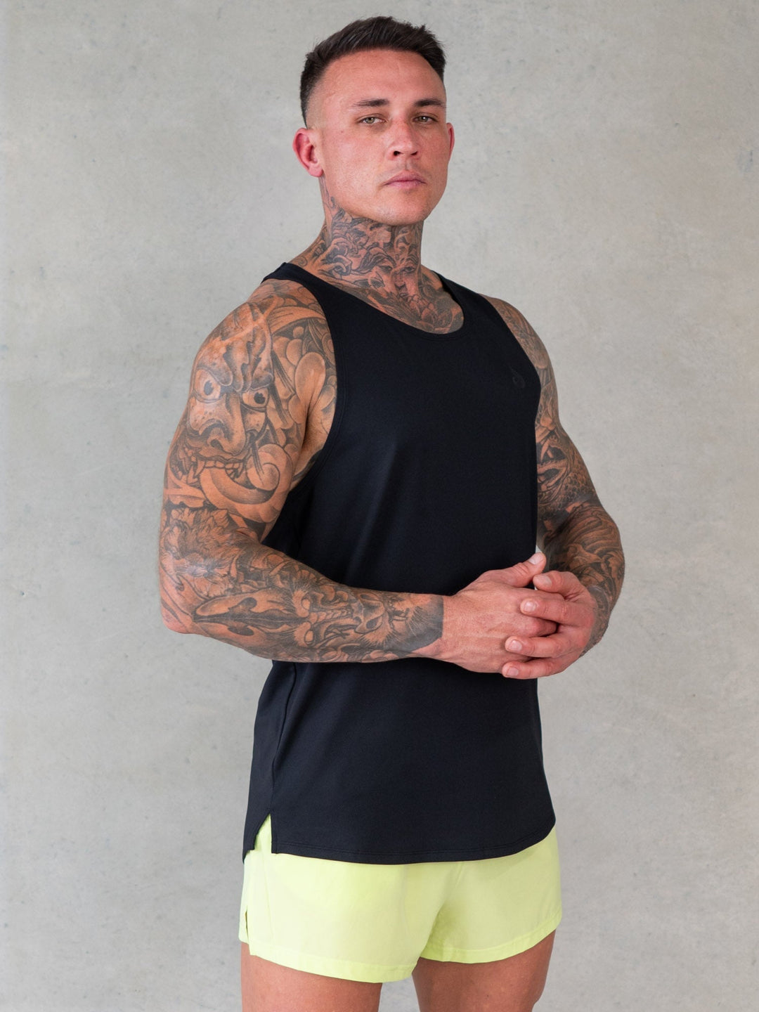Soft Tech Tank - Black Clothing Ryderwear