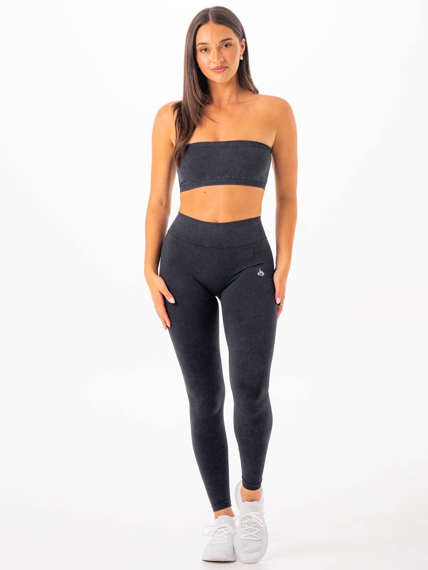 Stonewash Seamless Bandeau - Black - Ryderwear