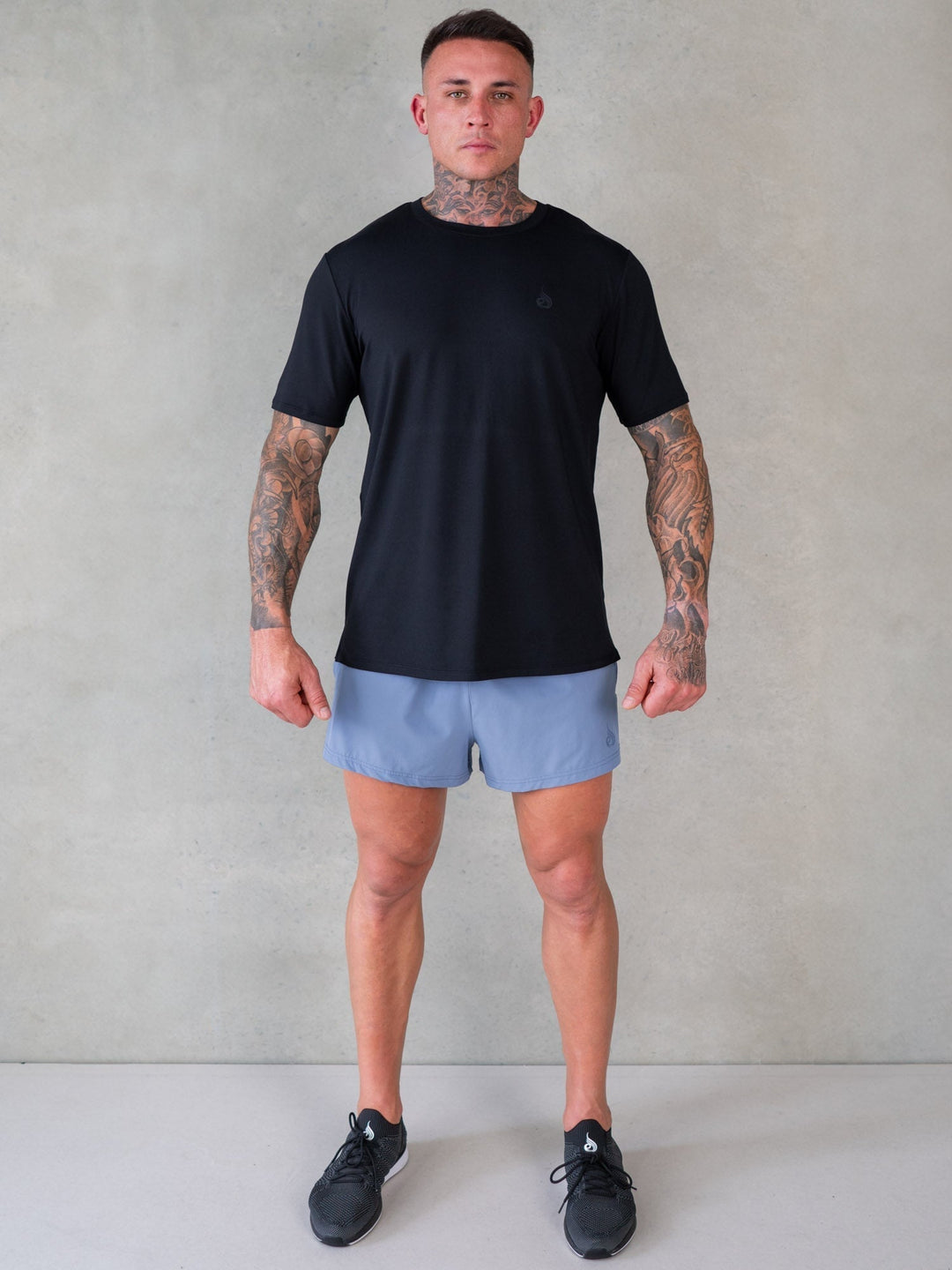 Training Shorts - Denim Blue Clothing Ryderwear 