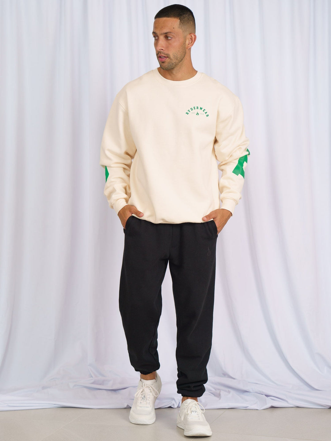 Unisex Collegiate Sweater - Vanilla Clothing Ryderwear 