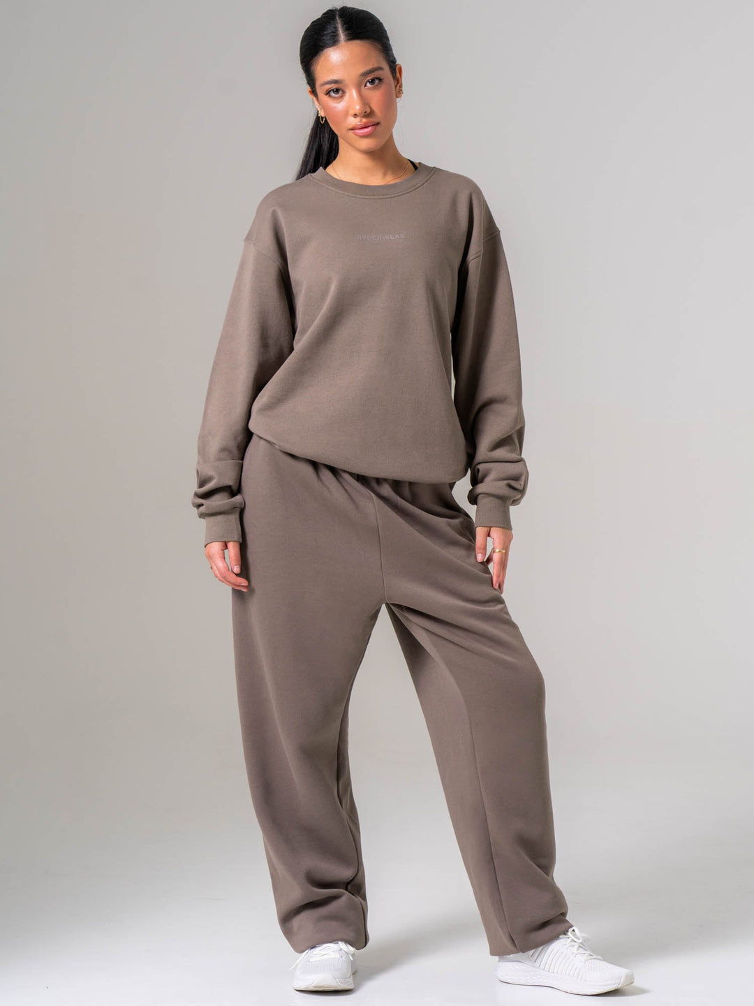 Unisex Crewneck - Deep Taupe Clothing Ryderwear 