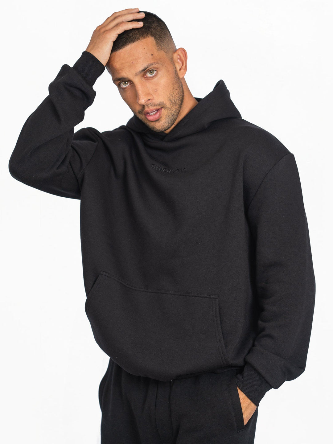 Unisex Hoodie - Black Clothing Ryderwear 