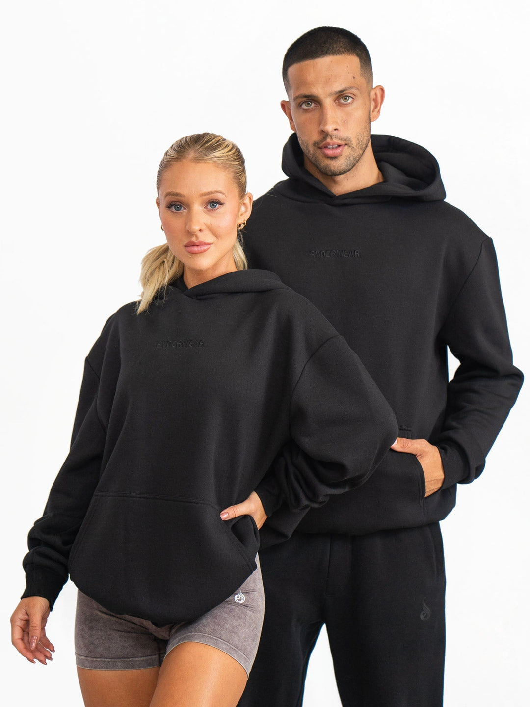 Unisex Hoodie - Black Clothing Ryderwear 
