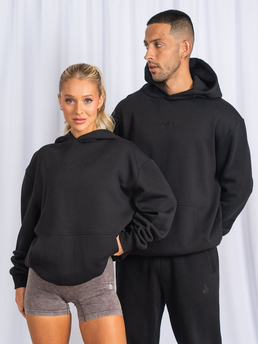 Unisex Hoodie - Black Clothing Ryderwear 