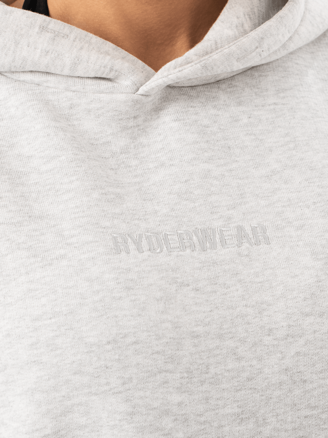 Unisex Hoodie - Snow Marl Clothing Ryderwear 