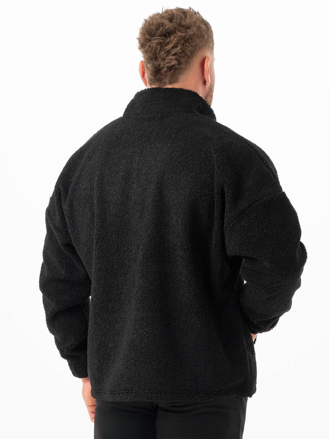 Unisex Teddy Jumper - Black Clothing Ryderwear 