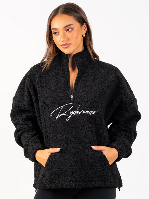 Unisex Teddy Jumper Black