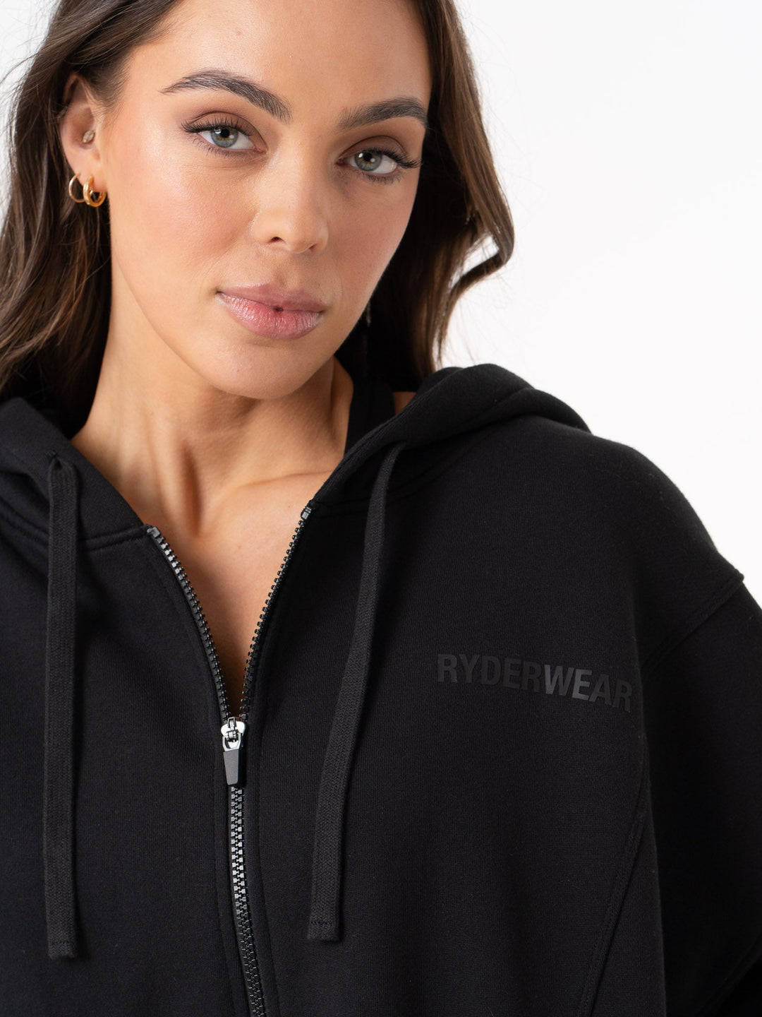 Unisex Track Jacket - Black Clothing Ryderwear