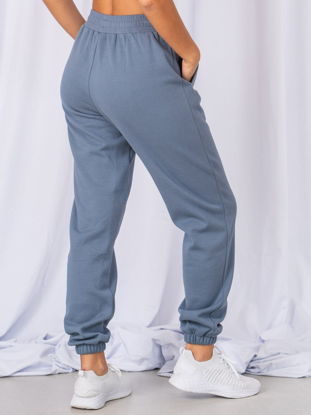 Unisex Track Pants - Denim Blue Clothing Ryderwear