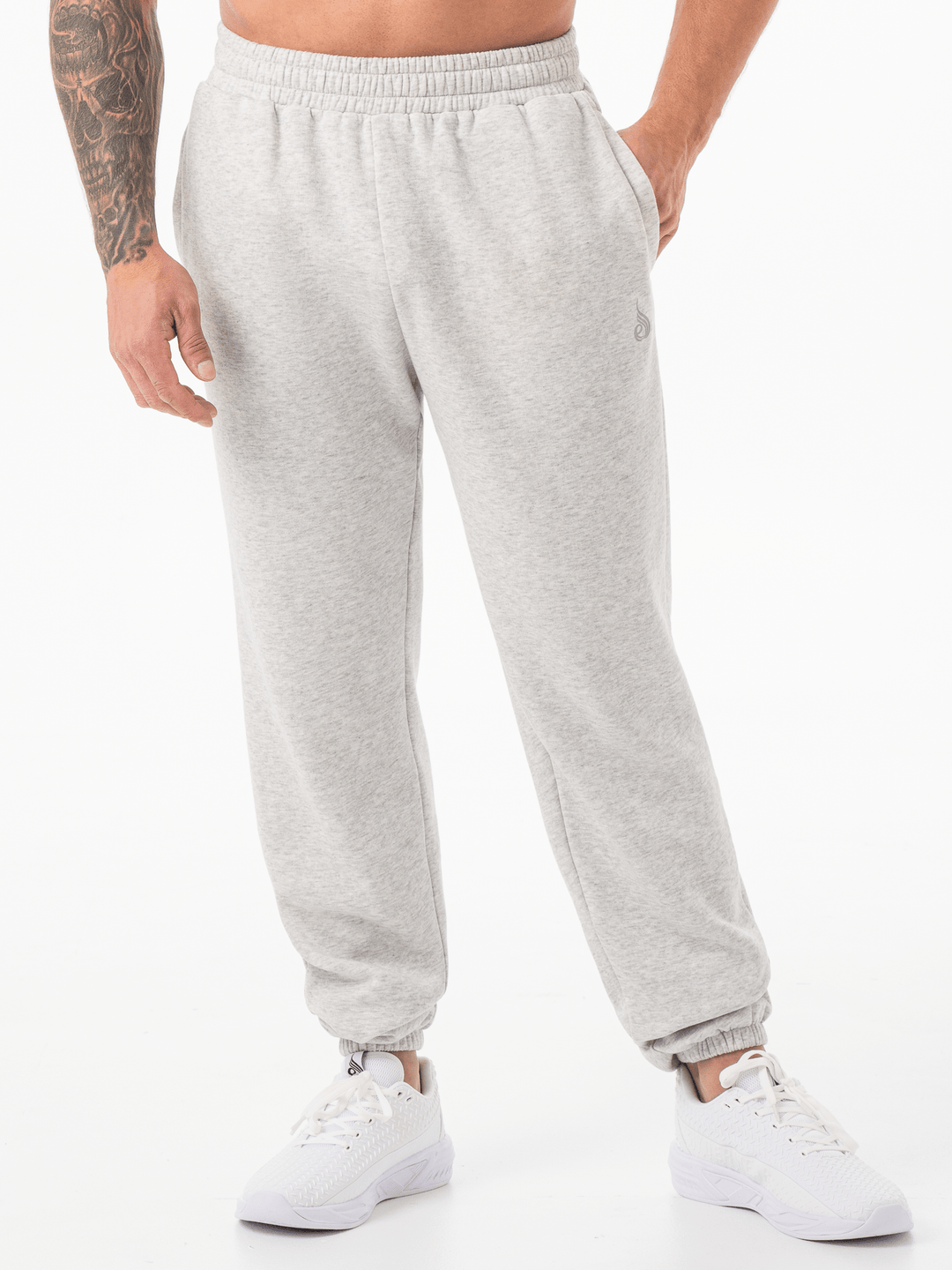 Unisex Track Pants - Snow Marl Clothing Ryderwear 
