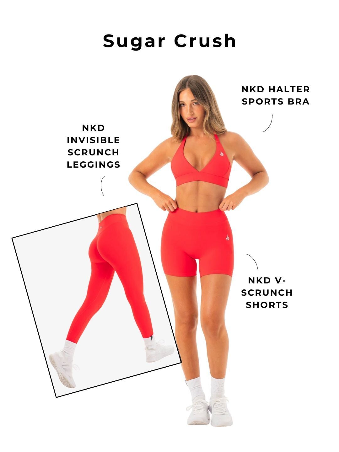 Watermelon Sugar Crush - Sports Bra • Shorts • Leggings Ryderwear 