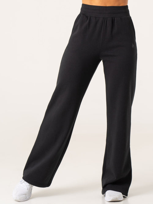 Women's Waffle Lounge Pants - Black - Ryderwear