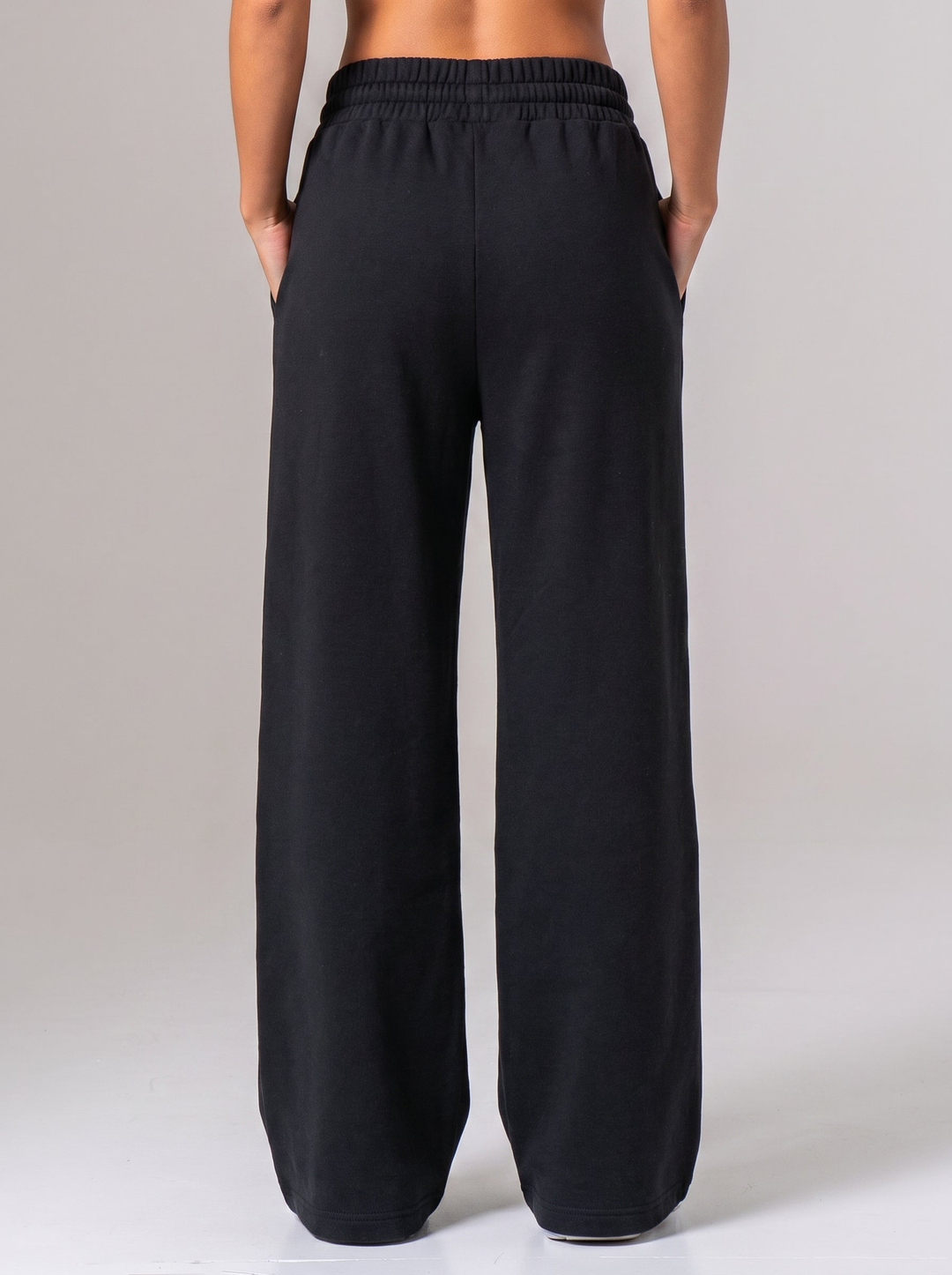 Womens Wide Leg Pant - Black Clothing Ryderwear 