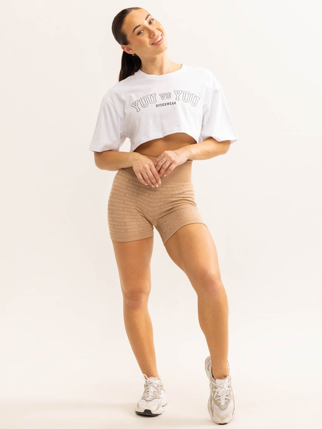 You vs You T-Shirt - White Clothing Ryderwear