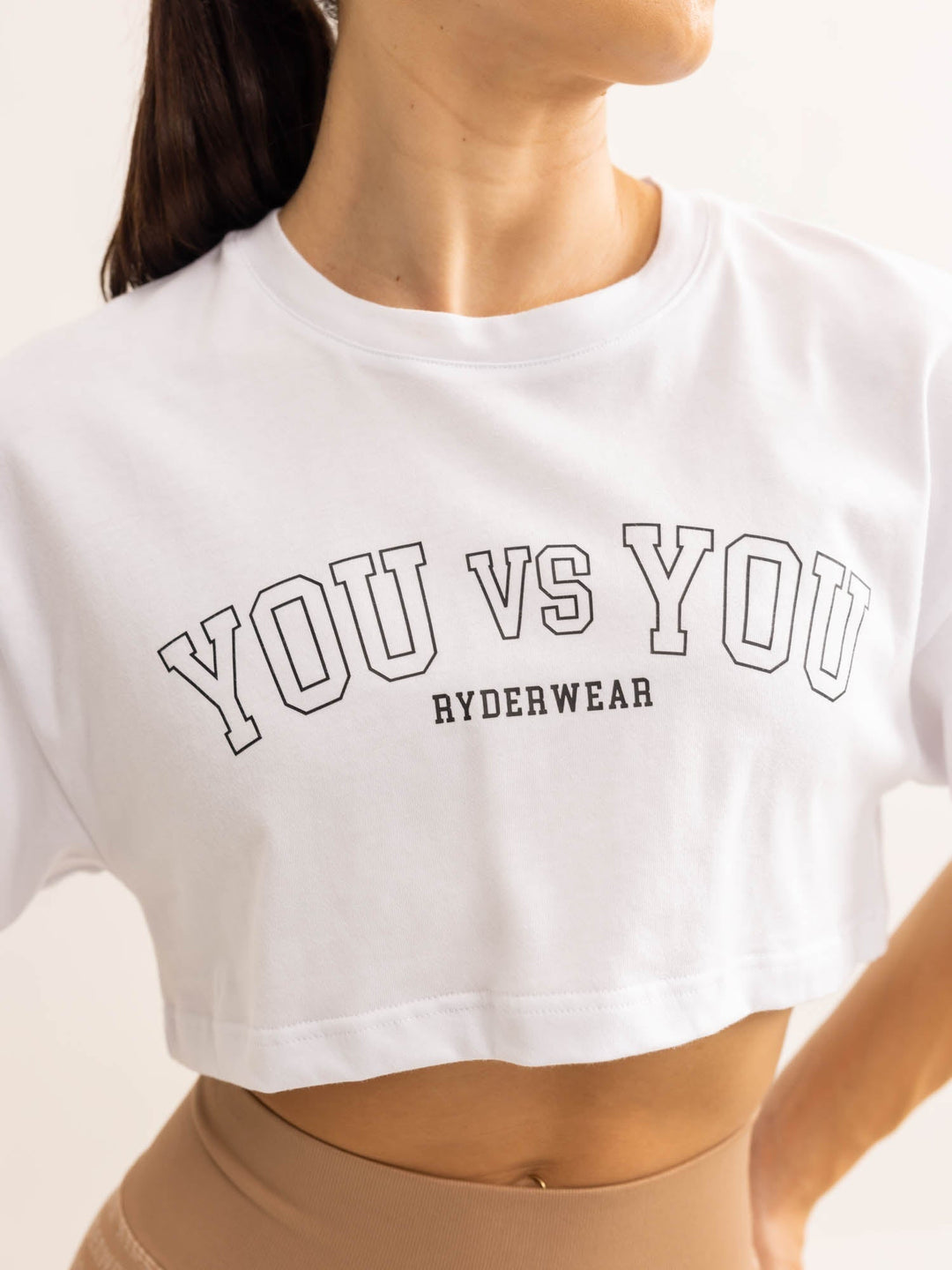 You vs You T-Shirt - White Clothing Ryderwear
