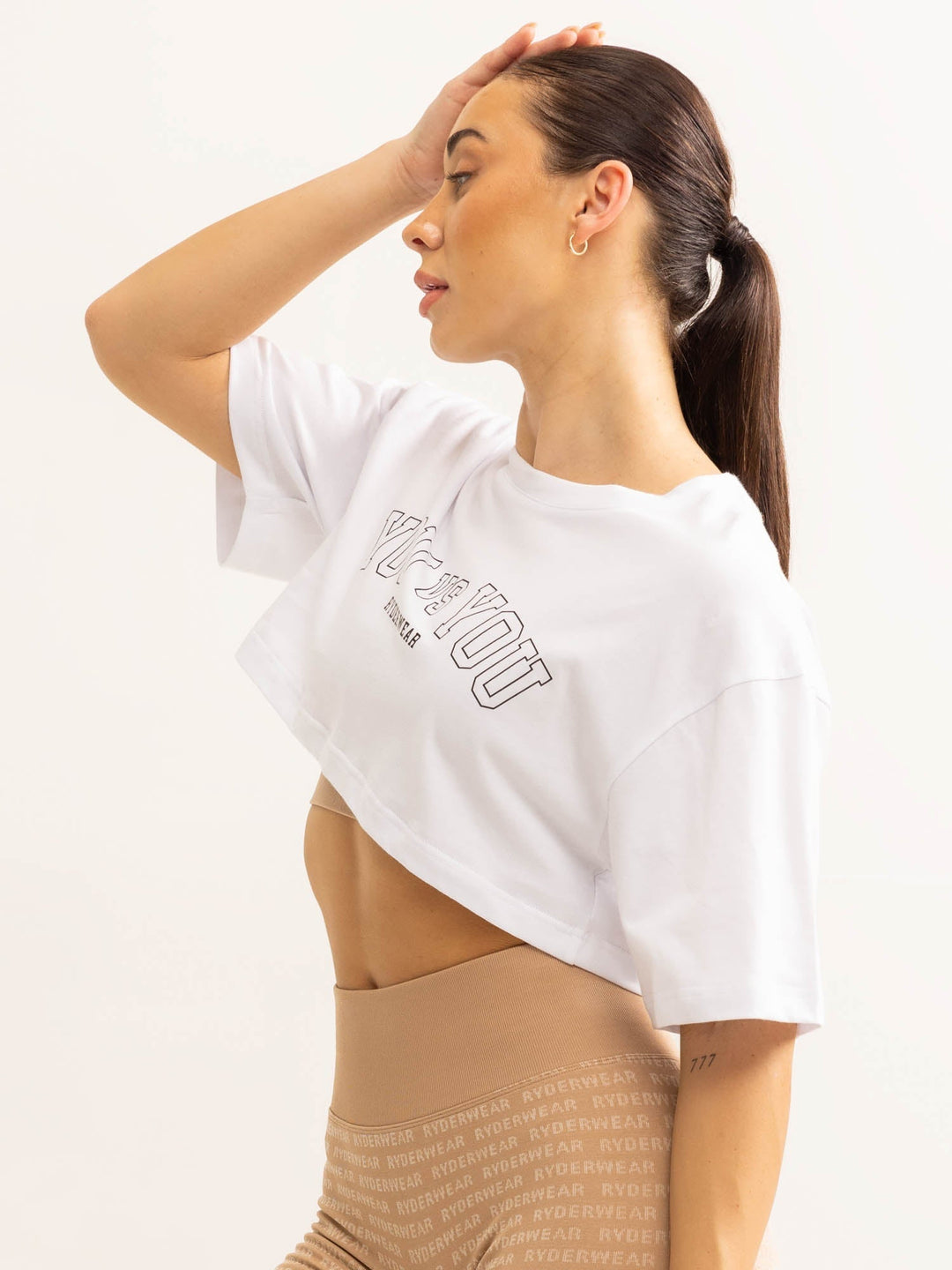 You vs You T-Shirt - White Clothing Ryderwear