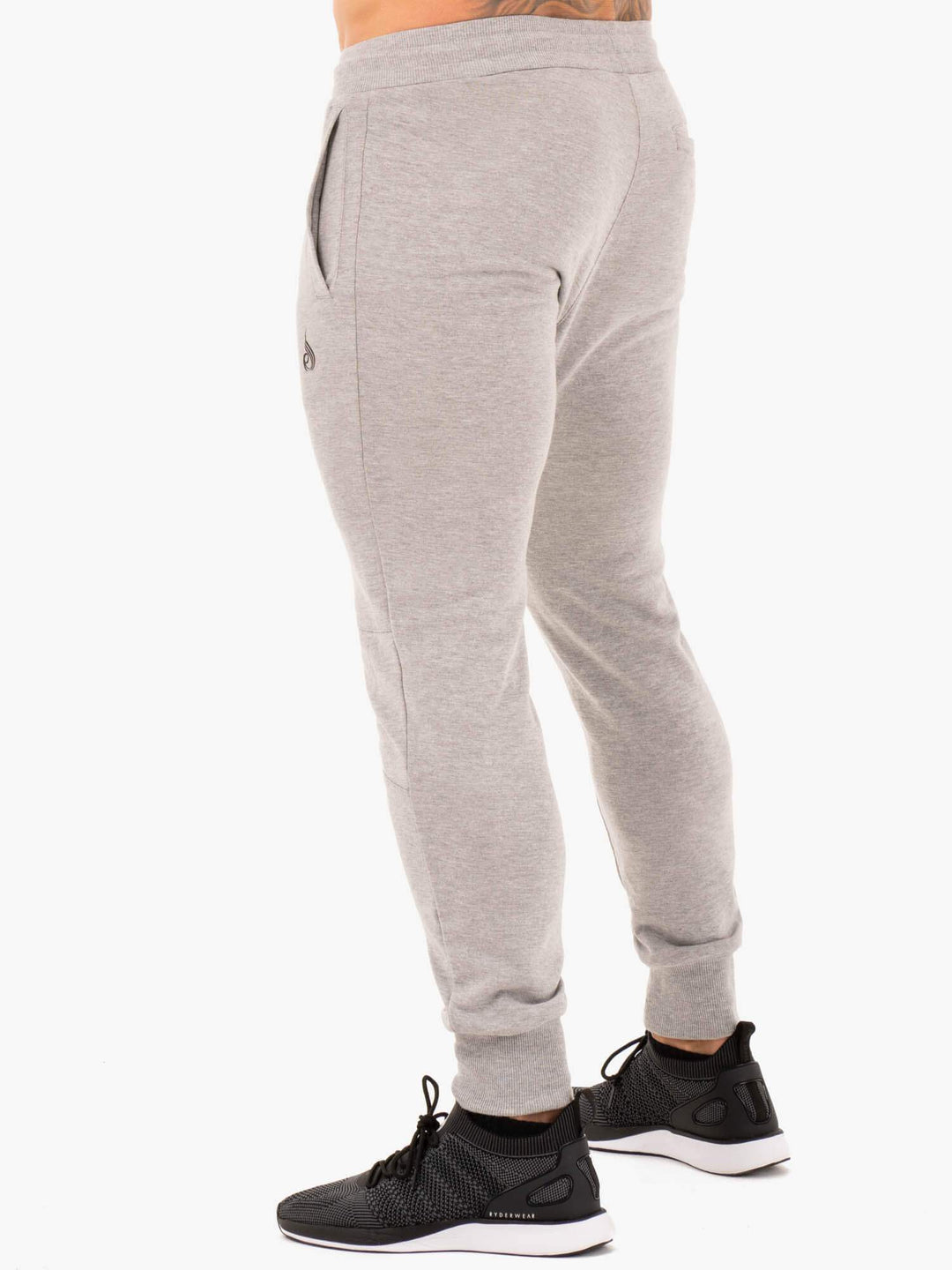 Athletic Fleece Track Pants - Grey Marl Clothing Ryderwear 