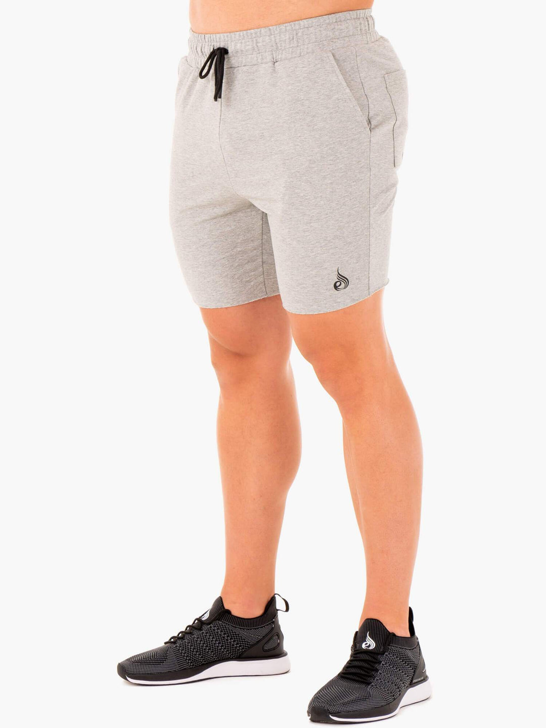 Base Gym Shorts - Grey Marl Clothing Ryderwear 