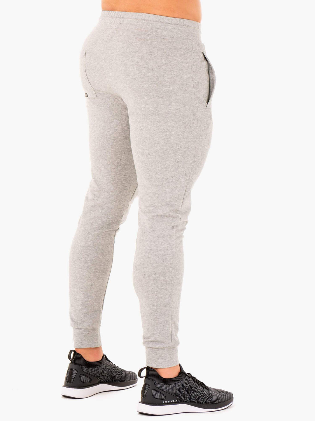 Base Track Pants - Grey Marl Clothing Ryderwear 