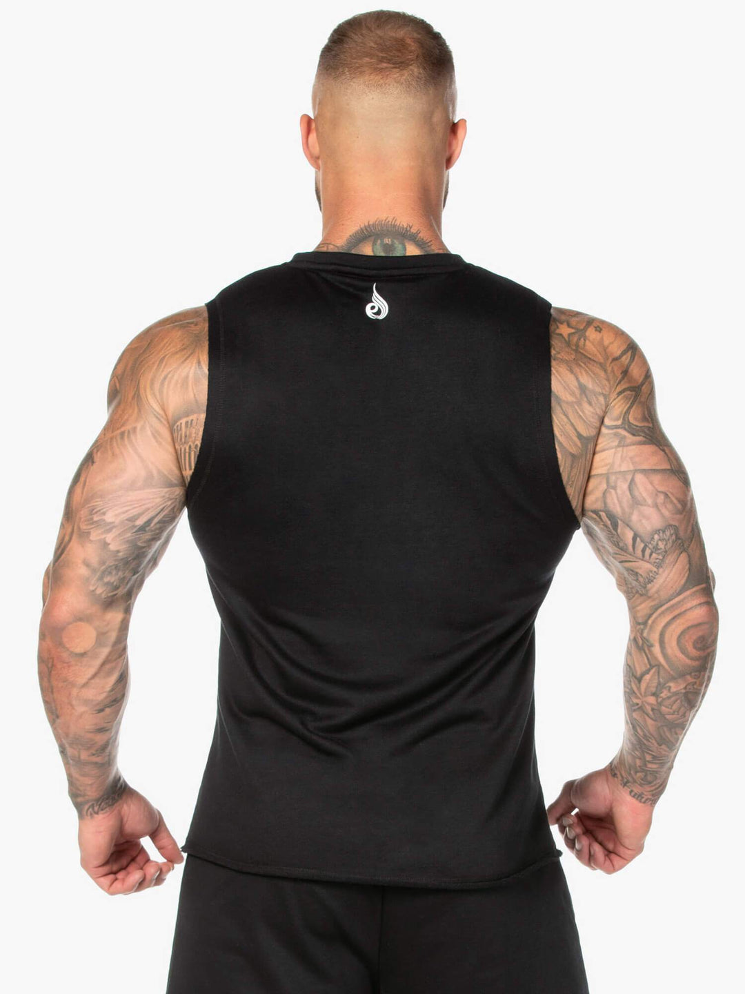 Block Fleece Tank - Black/White Clothing Ryderwear 