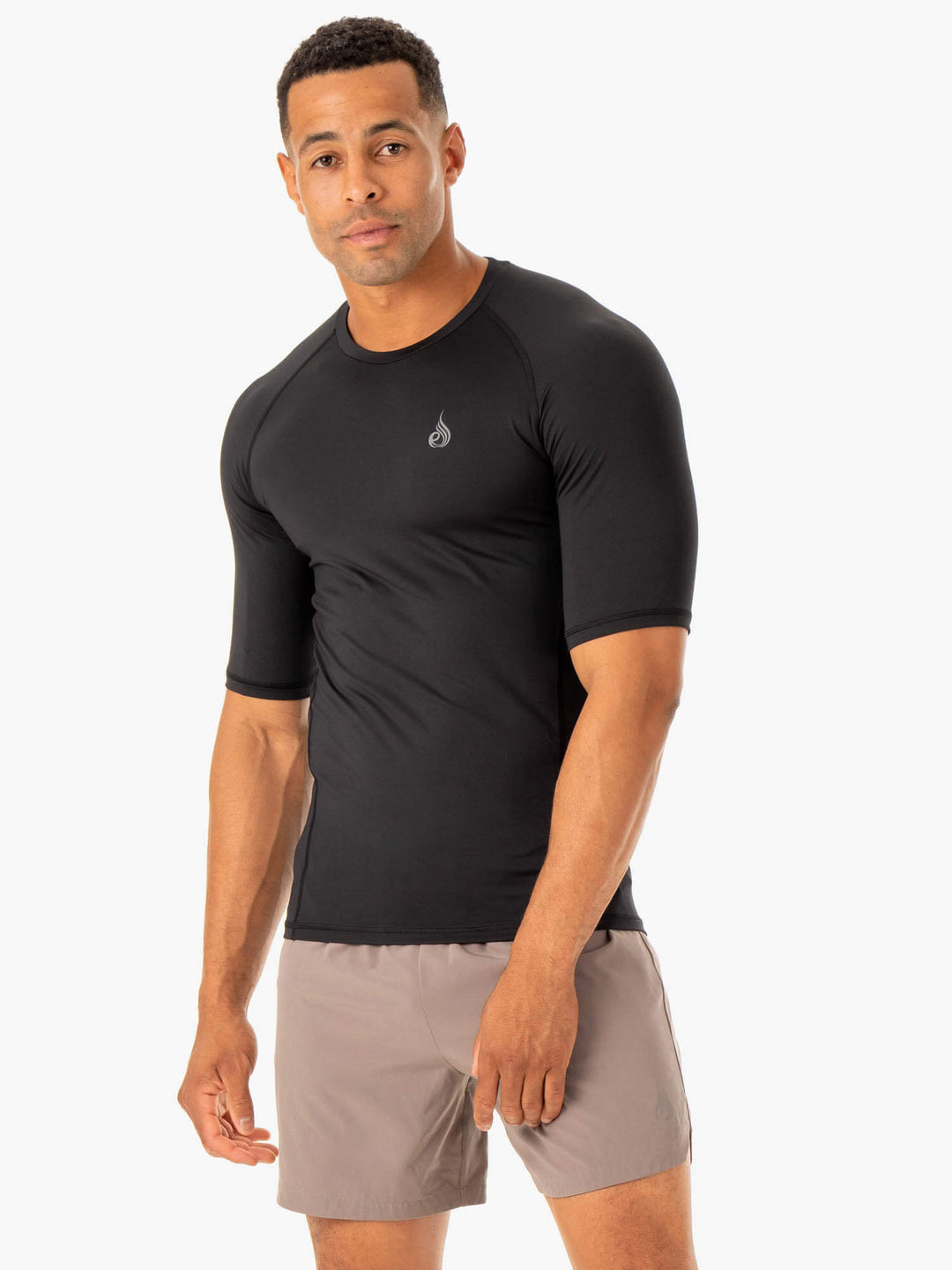 Division Base Layer T-Shirt - Black Clothing Ryderwear 