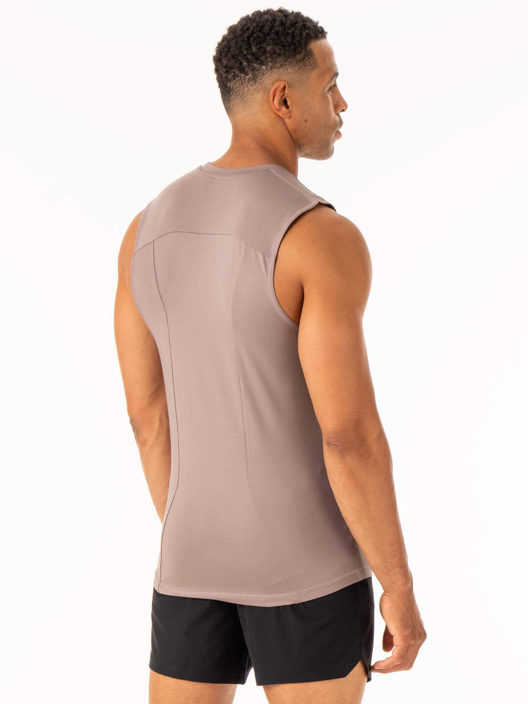 Division Base Layer Tank - Taupe Clothing Ryderwear 
