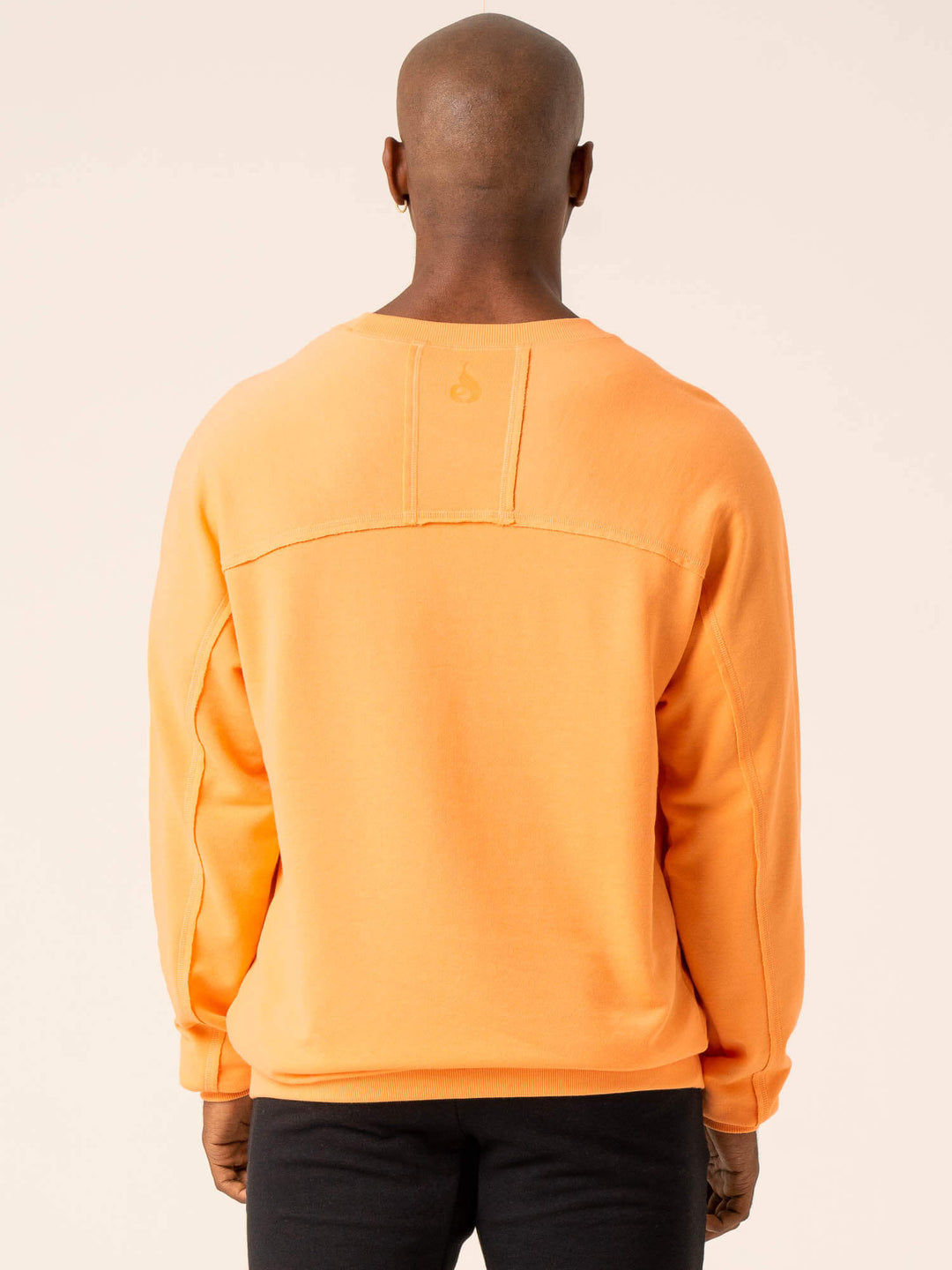 Dynamic Pullover Jumper - Orange Sherbet Clothing Ryderwear 