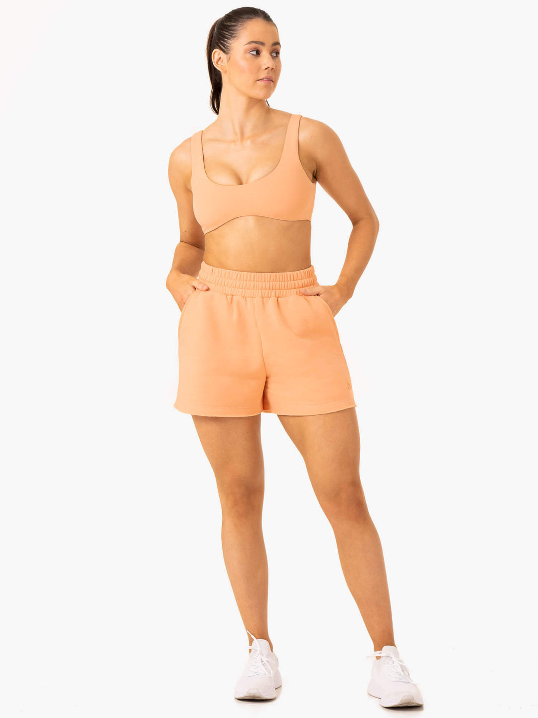 Elevate Track Short - Apricot Clothing Ryderwear 