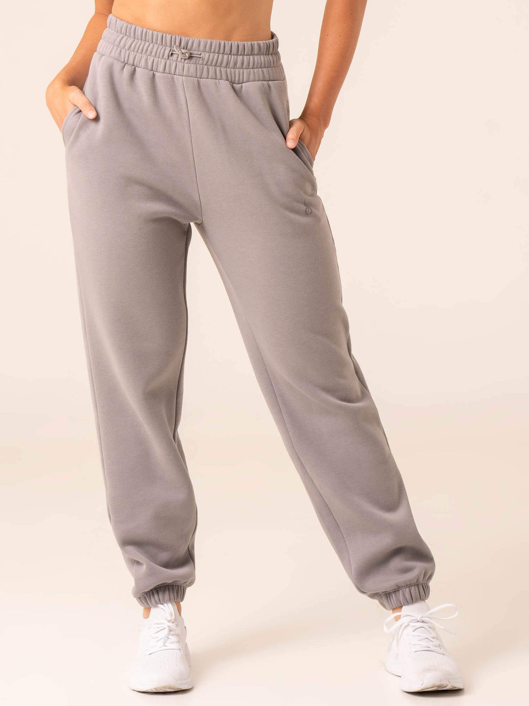 Embody Oversized Track Pants - Steel Grey Clothing Ryderwear 