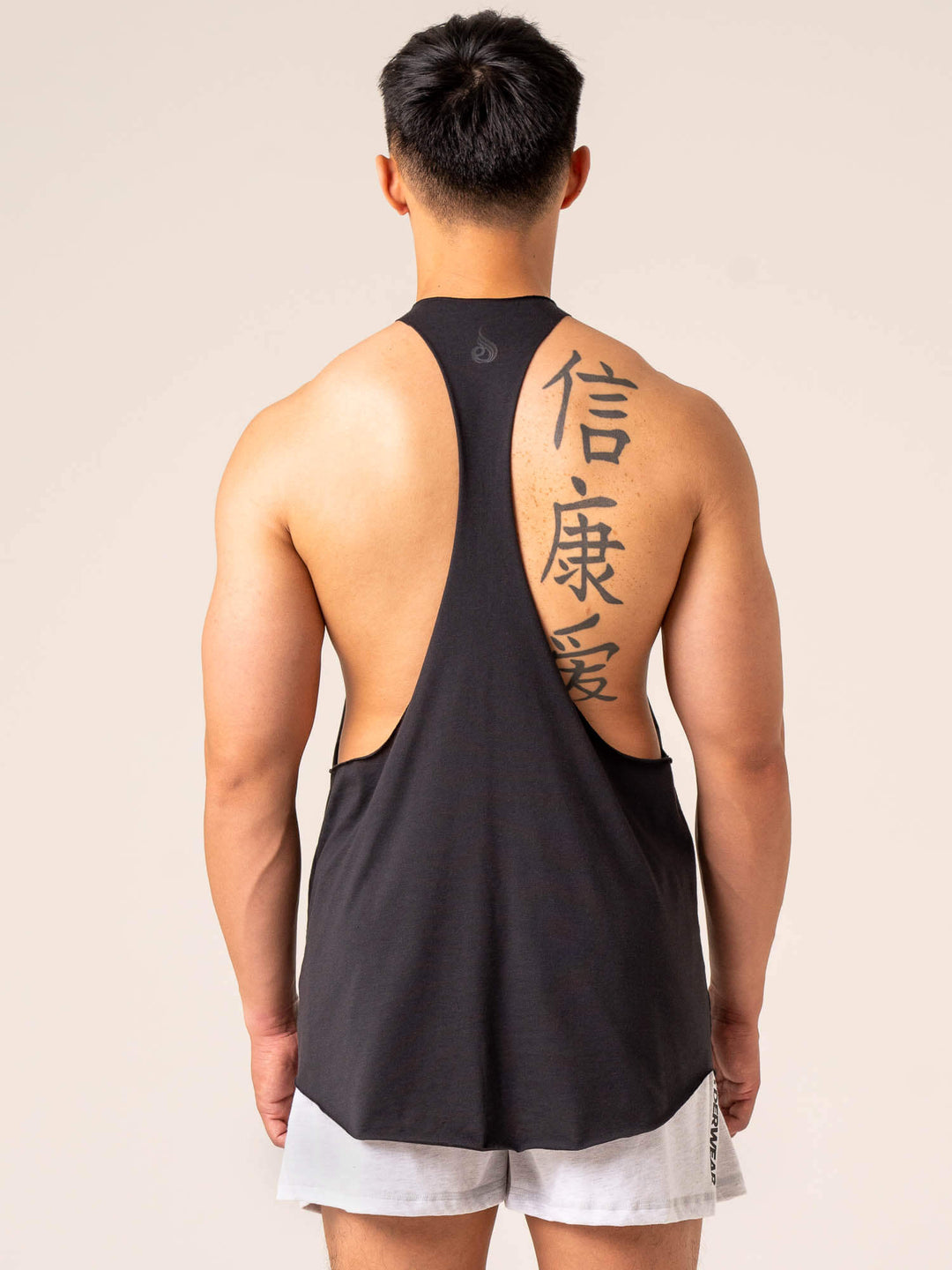 Emerge Arnie T-Back - Faded Black Clothing Ryderwear 