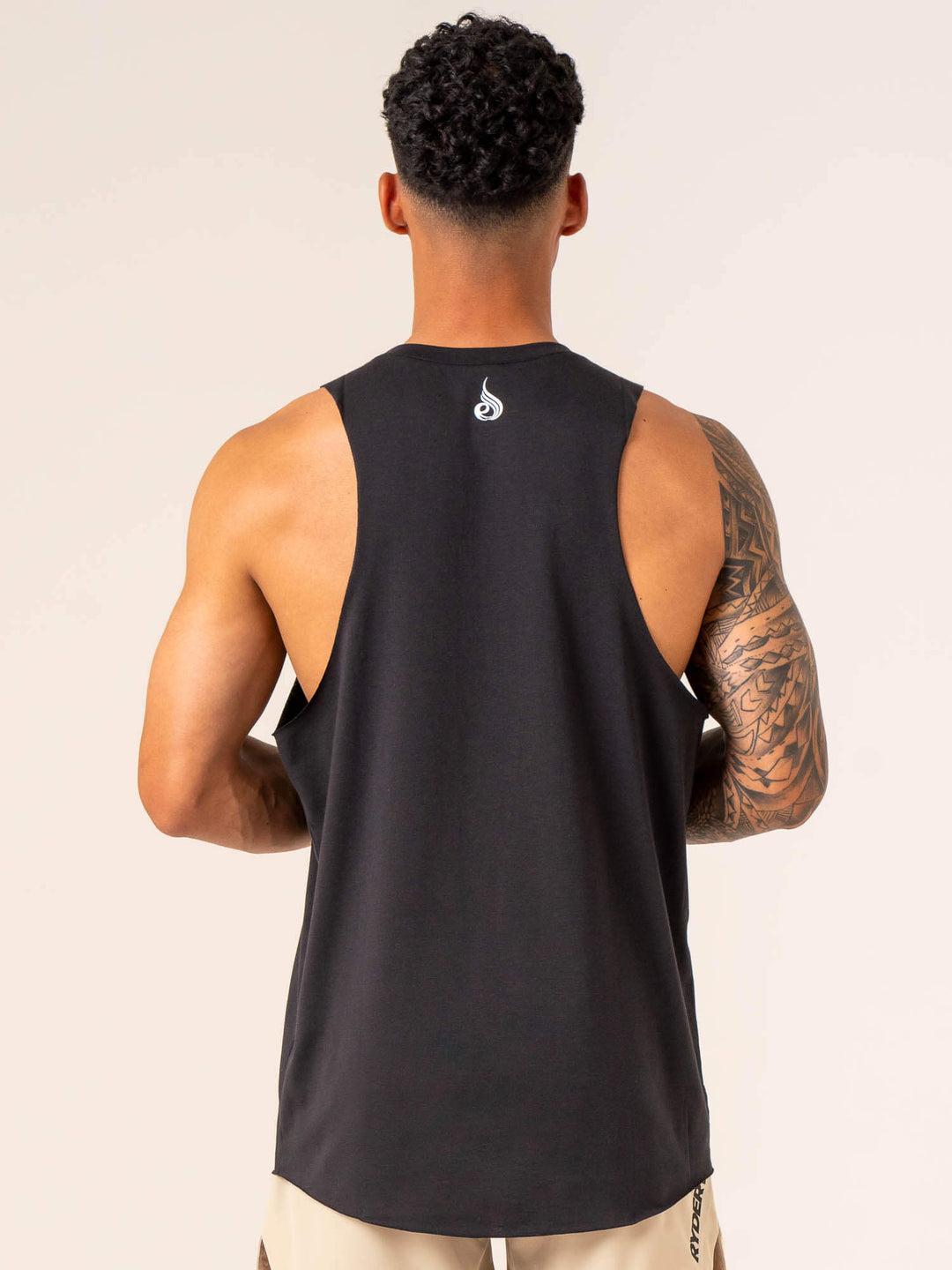 Emerge Drop Armhole Tank - Faded Black Clothing Ryderwear