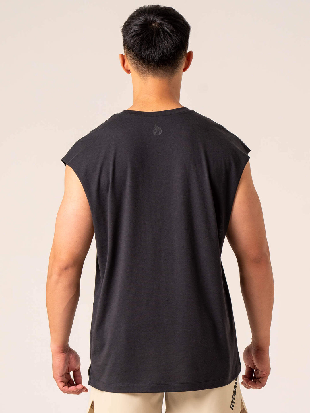 Emerge Muscle Tank - Faded Black Clothing Ryderwear