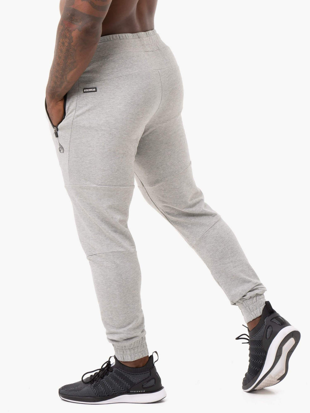 Energy Track Pants - Grey Marl Clothing Ryderwear 