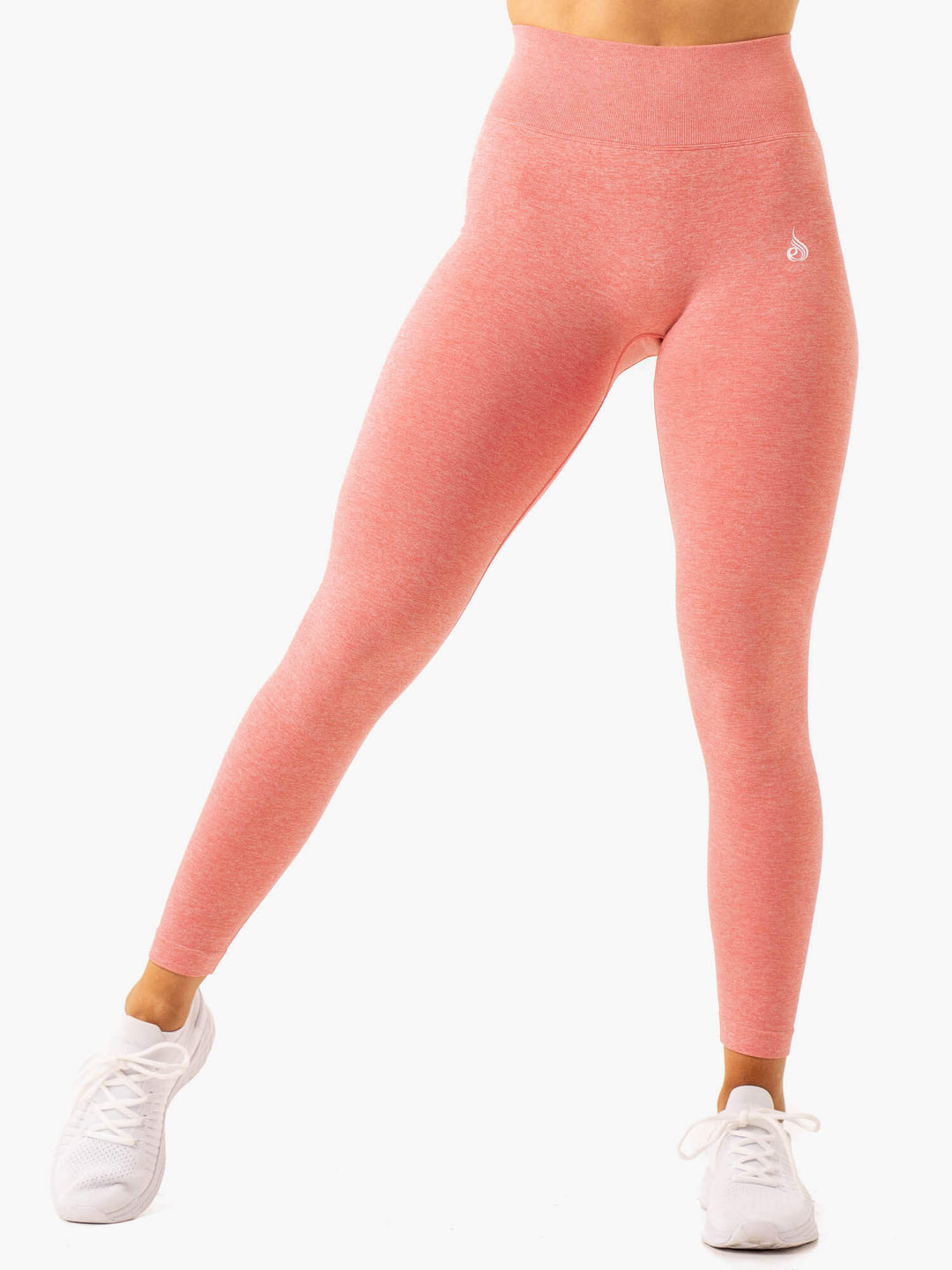 Essential Seamless Leggings - Pink Marl Clothing Ryderwear 
