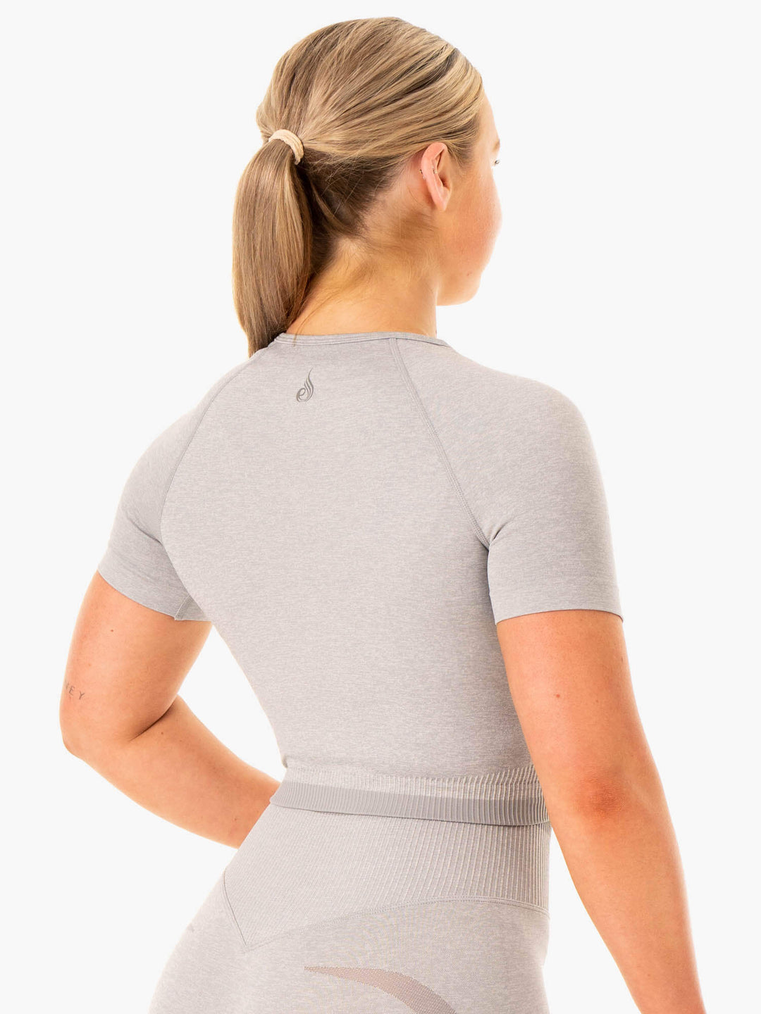 Excel Seamless T-Shirt - Grey Marl Clothing Ryderwear 