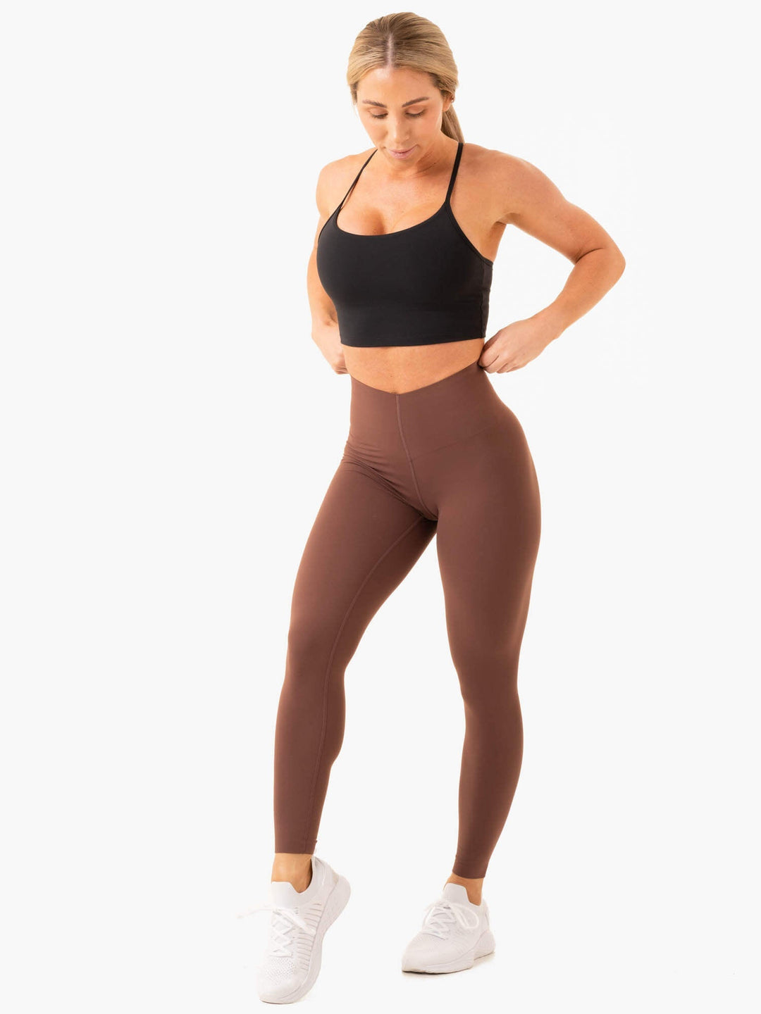 Extend Compression Leggings - Chocolate Clothing Ryderwear 