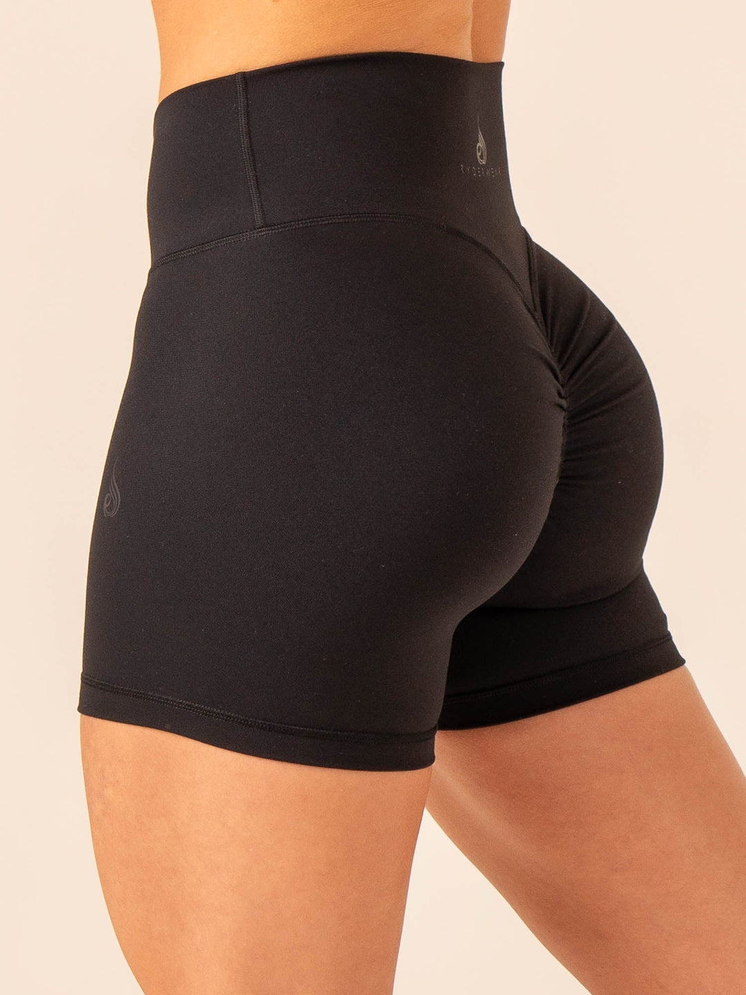 Extreme Scrunch Shorts - Black Clothing Ryderwear 