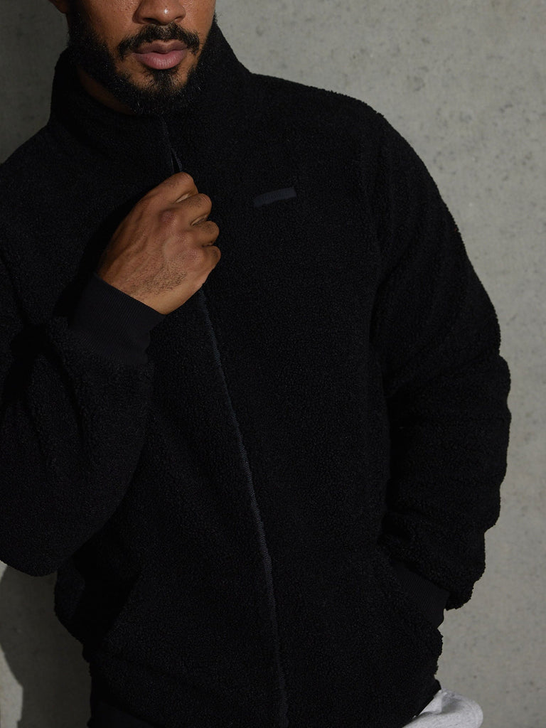 Flex Polar Fleece Jacket - Black - Ryderwear