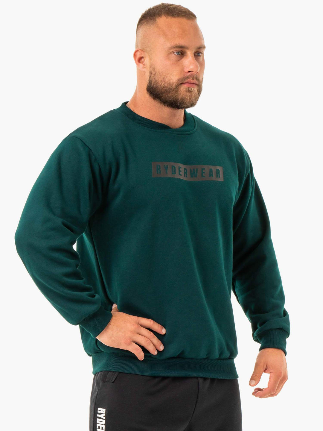 Force Pullover - Forest Green Clothing Ryderwear 