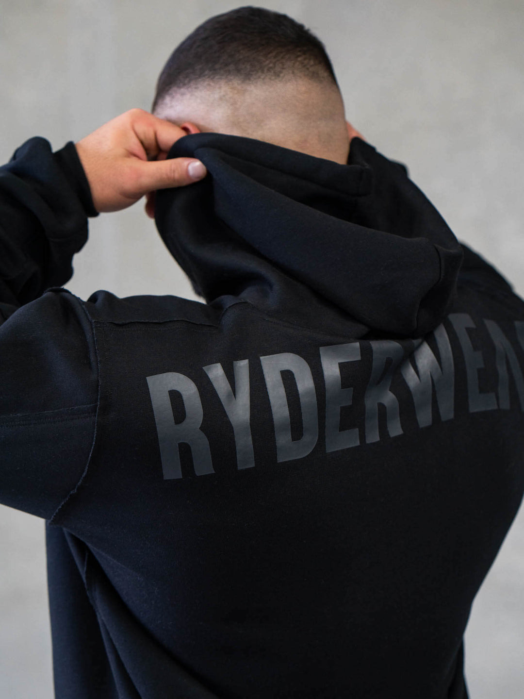 Force Pullover Hoodie - Black Clothing Ryderwear 